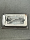 One Troy ounce .999 silver bar, part of a firearm series Limited Edition