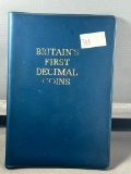 Britain First Decimal Coin Type set in folder