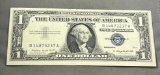 1957A Blue Seal Silver Certificate, Near Uncirculated
