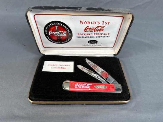 2000 CASE XX COCA-COLA COMMEMORATIVE TRAPPER