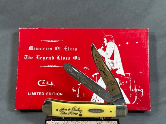 1985 CASE XX "MEMORIES OF ELVIS" COMMEMORATIVE TRAPPER