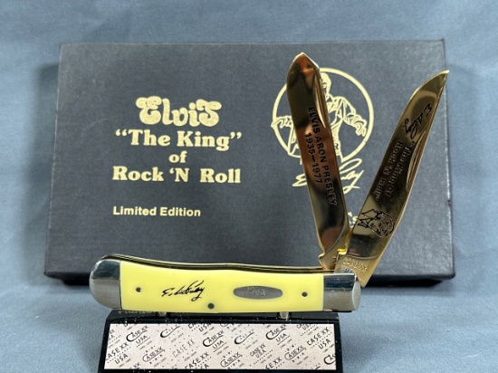 1984 CASE XX "THE KING OF ROCK N ROLL" COMMEMORATIVE TRAPPER