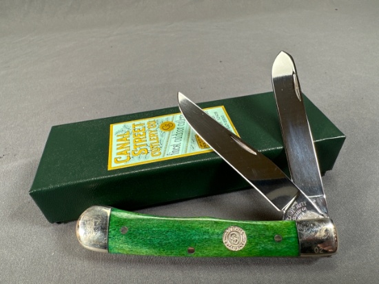 CANAL STREET CUTLERY CO. SMOOTH GREEN BONE TRAPPER