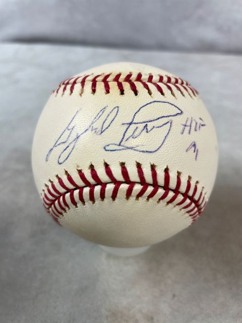 Team Signed Bridgeport Bluefish Logo Ball Rawlings Baseball With 6  Autographs 