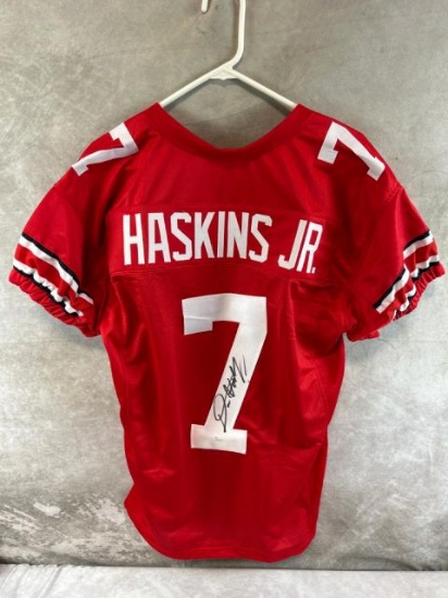 Dwight Haskins signed Ohio State jersey, JSA