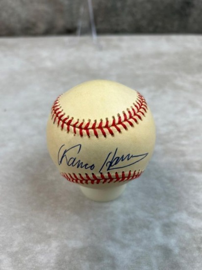 Franco Harris signed MLB baseball, JSA