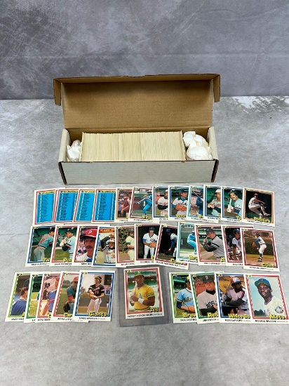 1981 Donruss Baseball Complete Set 1-600 Unmarked Checklist