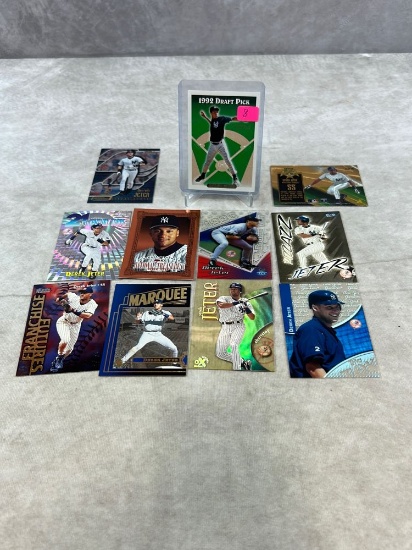 Derrick Jeter 1992 Topps Gold Rookie, plus 10 inserts