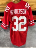 TreVon Henderson signed Ohio State jersey, JSA