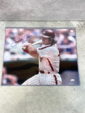 Pete Rose color signed 16X20, 