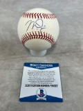 Mike Trout Signed MLB Baseball - Beckett Authentication