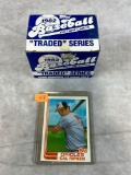 1982 Topps traded baseball factory set w/ Cal Ripkin (Rookie)