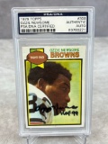 Ozzie Newsome signed 1979 Topps Rookie card PSA/DNA