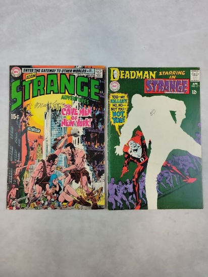 DC Deadman No. 211 and DC Adam Strange No. 219