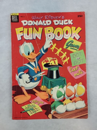 Dell Donald Duck Fun Book No. 2/ has a few ripped pages