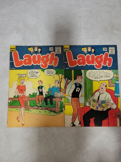 (2) Archie Series "Laugh" No. 153 & 159