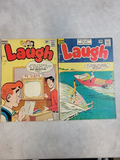 (2) Archie Series "Laugh" No. 147 & 149