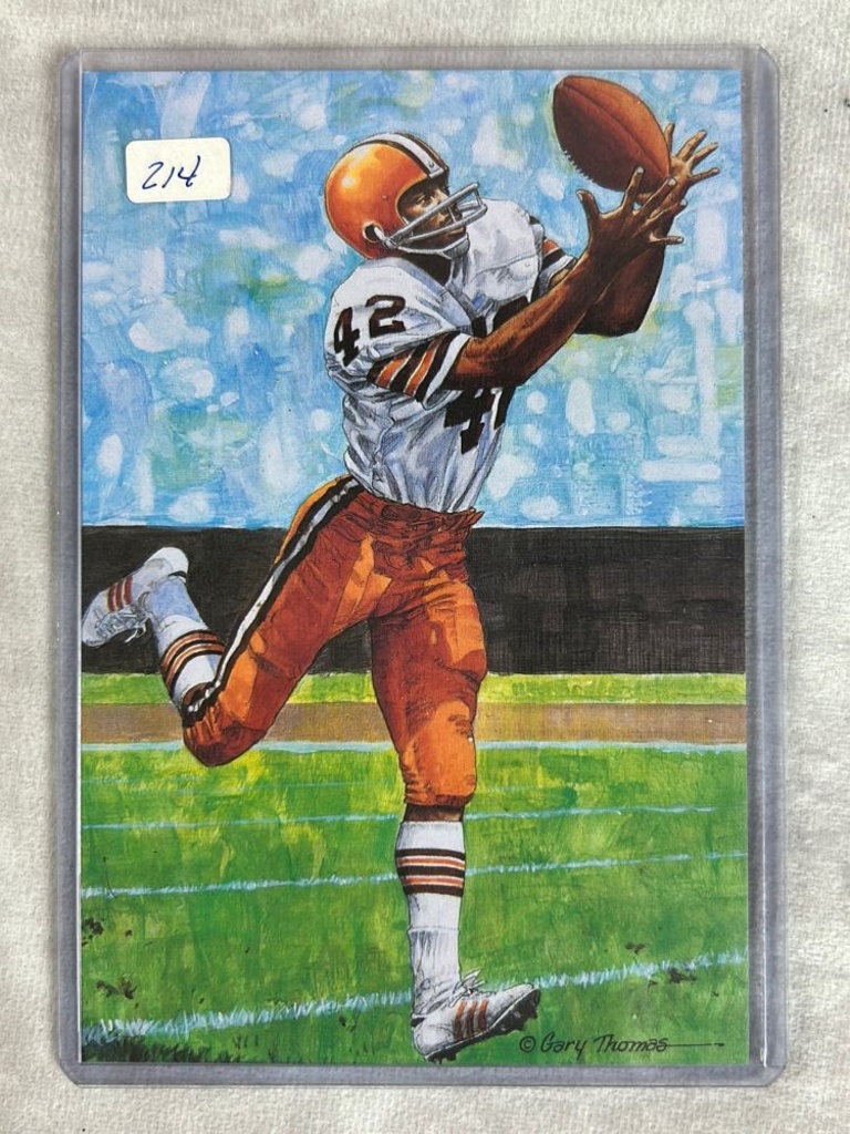 1989 Goal Line Art HOF'er Paul Warfield #4393/5000 NM-MT