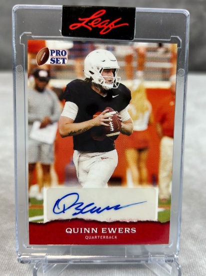 2022 Leaf Quinn Ewers Autograph Card Texas Longhorns