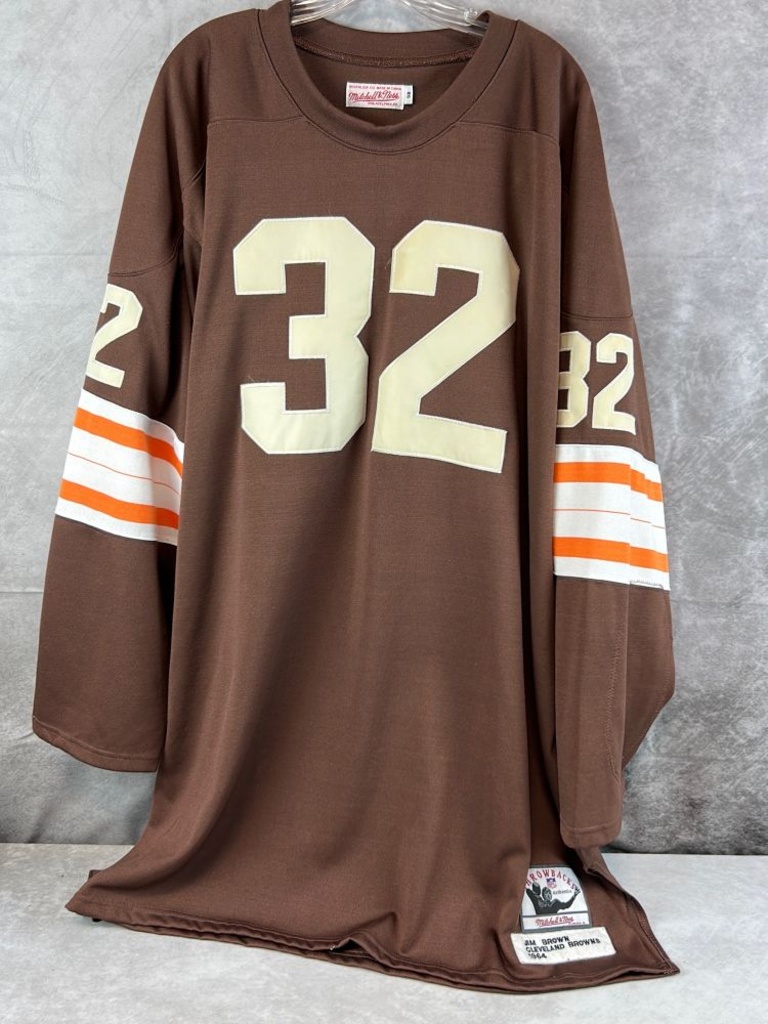 Mitchell & Ness Cleveland Browns Jim Brown Throwback Jersey