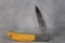 Al Mar Yellow Micarta, Eagle, medium