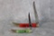 1989 Case XX Red Bone Toothpick & 2004 Case XX Green Bone Tiny Toothpick w/Barbed Wire Jig