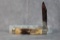 W.R. Case Bradford. PA 51011 1/2 Stag Handle Cheetah, year 1990s? Date is Hidden By Swing Guard