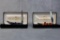 Pair of Case XX Select Tiny Toothpicks, Candy Stripe & Mediterranean Blue Bone