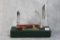 2008 Canal Street Cutlery Red Stag Handle Serpentine Stockman