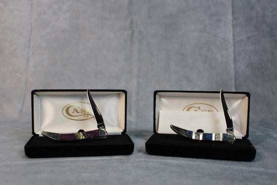 2007 & 2013 Case XX EXOTIC Handle Tiny Toothpicks, two times the money