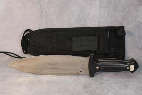 AL MAR MODEL 4015 COMBAT SMATCHET MARKED SR SAMPLE -SIGNED APPLEGATE/FAIRBORN