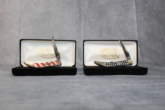 Two Case XX Engraved Handle Tiny Toothpicks 2X THE BID