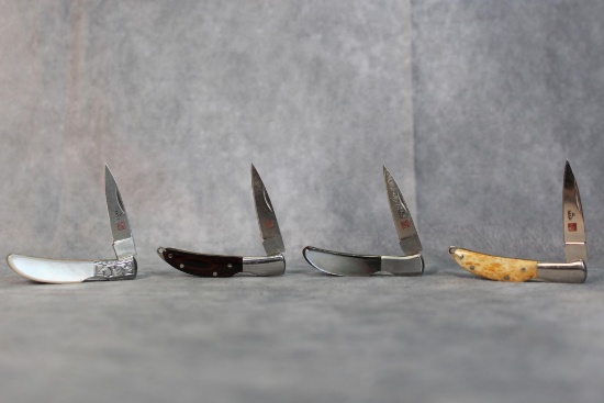 Al Mar, mini folding lock backs x 4