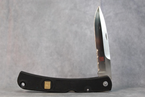 Al Mar, LE6005 Woodsman knife, lock back, black zytel