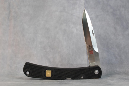 AL MAR WOODSMAN 6005 LE LOCKBACK KNIFE