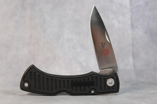 Al Mar Fisherman knife, black scales, 110/200 1st prod