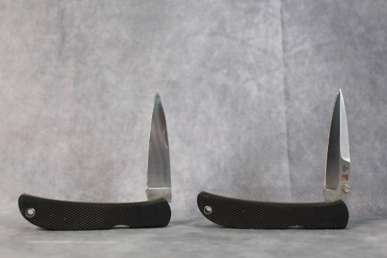 (2) Al Mar, 1002 Hawk,  3.125 in blade. 1 IS 110/200. 2X THE BID