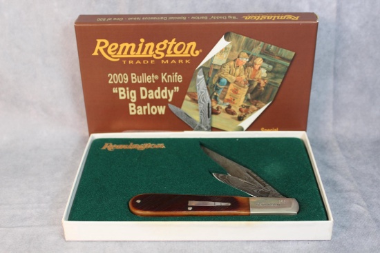 Remington Big Daddy Barlow Bullet Knife with Damascus Blade
