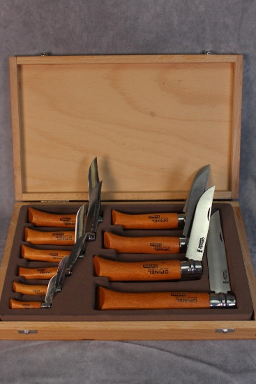 Opinel Ten Knife Set with Box
