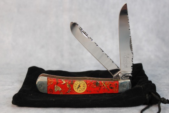Case XX Finney Custom Trapper w/Watch Parts in Handle