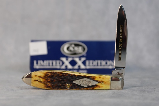 2019 Case XX Limited Edition XXXV Honeycomb Bone Russell Jig Tear Drop