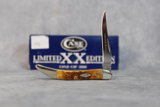 2019 Case XX Limited XX Edition XXXV Honeycomb Bone Rogers Jig Small Texas Toothpick