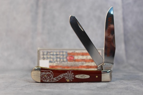 2021 Case XX 'Western Heritage' Trapper w/Handle Engraving