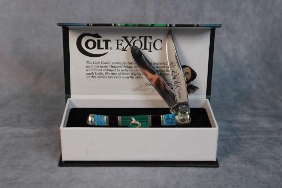 Colt CT570 Exotic Series Two Blade Trapper Style Knife