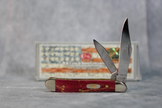 2019 Case XX Red Storm Bone Handle Peanut