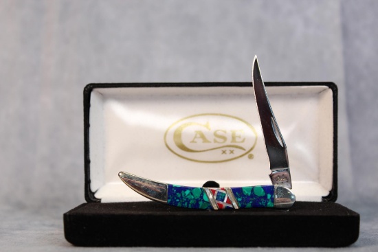 2005 Case XX Azurite Handle Tiny Texas Toothpick