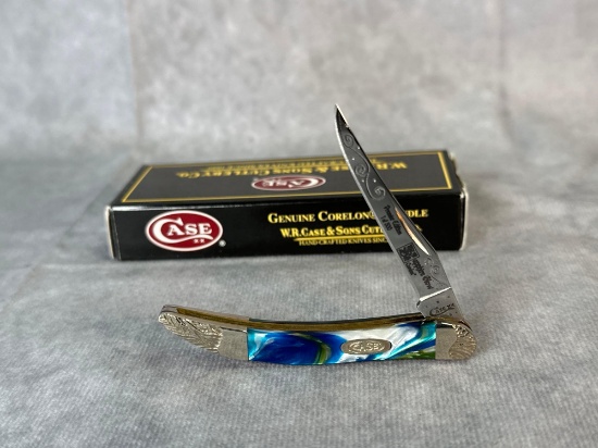 WILDHORSE CUSTOM CASE XX "SAPPHIRE GLOW CUSTOM KNIFE