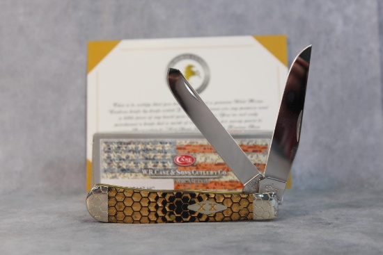 Wild Horse Case XX Custom 'Gold Honeycomb' Trapper
