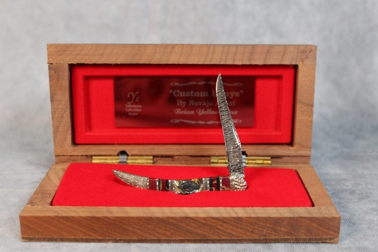 2012 Case XX Tiny Toothpick with Custom Inlays by Brian Yellowhorse