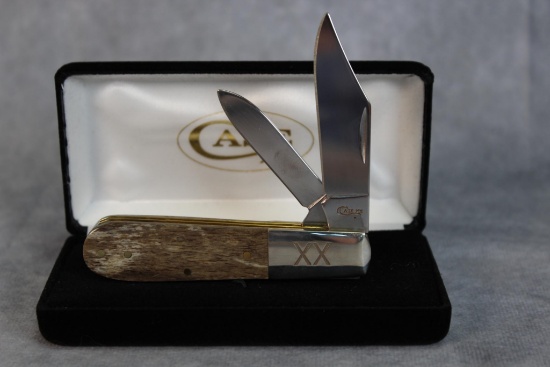 2019 Case XX Dark Giraffe Bone Two Blade Barlow